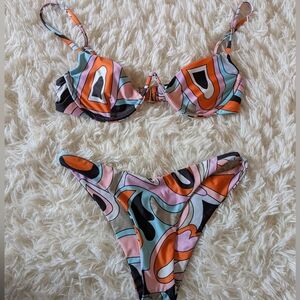 Abstract Geo Skin by Same Bikini, Like New